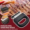 Meat Tenderizer 48 Steel Needles Meat Tenderizer Steak Softener Pounder Kitchen Cooking Tools Hammer Gadgets L8O3