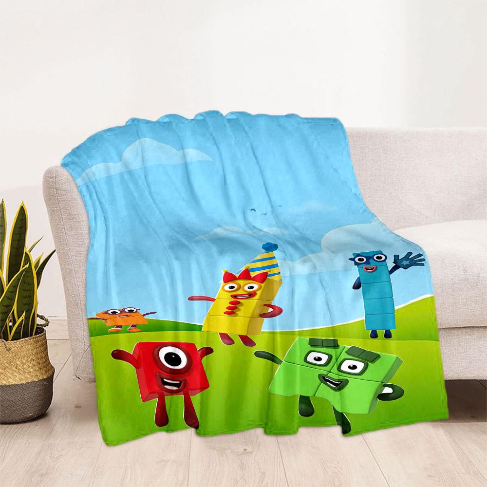 Numberblocks Blanket Soft & Cozy Suitable for Office Chair Sofa for All Occasions Digital Print Gifts For Family Or Friends