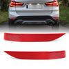 2 шт. Светоотражающие полосы для BMW X1 F48 16D 16I 18D 18I 20D 20DX 25i 28i 2014- Стоп-сигнал заднего бампера 61617355547 61617355548