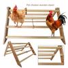 Easy To Install Parrot Perch Helpful Creative Non-slip Pet Chicken Wooden Stand