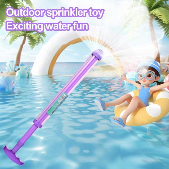4Pcs Sparklers Water Toy Romantic Splash Toy with Sparkling Spray Pump-Action Porous Water Outlet Toy for Pool Parties Battles Proposals