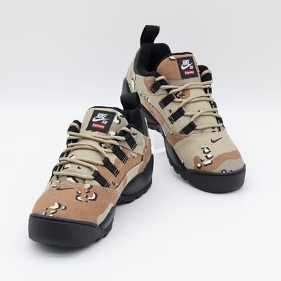 FQ3000-200 Supreme Nike SB Darwin Low Пустынный камуфляж Хаки Археологический коричневый (Мужской)