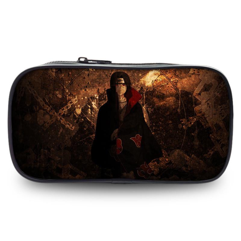 Themed Anime Naruto Printed Student Single Layer Stationery Storage Bag Pencil