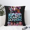Huntrix Saja Наволочки Мерч Чехол для подушки Huntrix - Kpop Охотники на демонов Наволочки Украшения для автомобиля Молния Несколько размеров