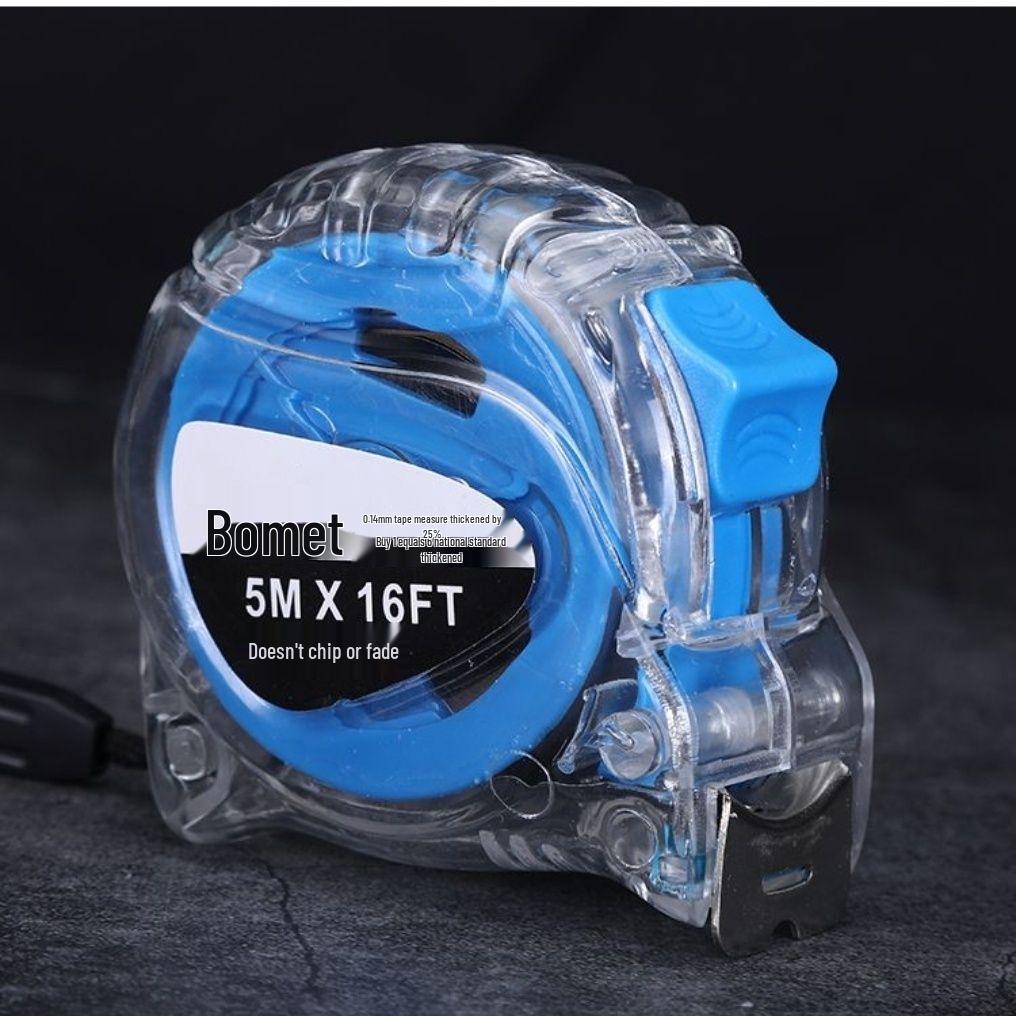 Высокоточная износостойкая прозрачная рулетка из нержавеющей стали (5м)