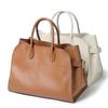 Cowhide Retro Bag Large Capacity Tote Bag Leather Versatile Commuter Shoulder Handbag Women'S Boston Bag
