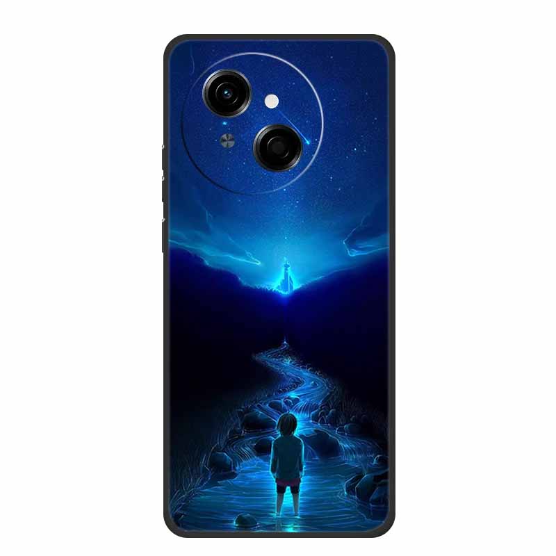 Phone Case For Tecno Spark Go 1 S Back Cover Case 6.67" Black Silicone Soft TPU Coque For Tecno Spark Go 1S Case Go1S Funda Para