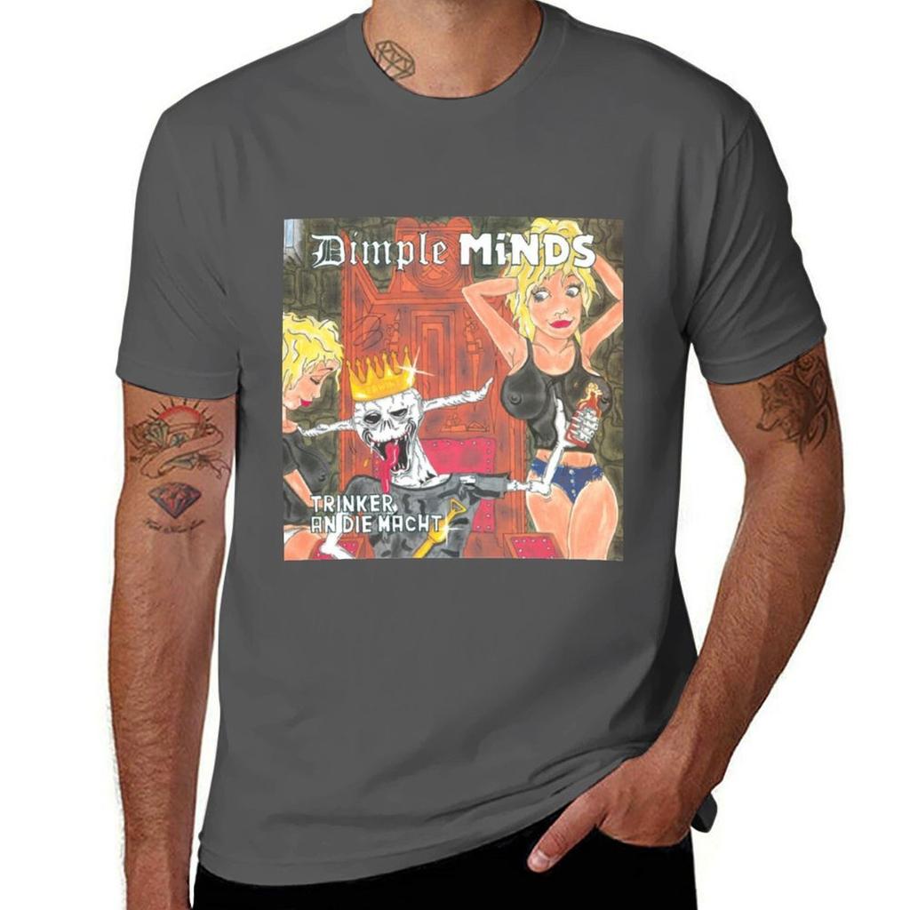 dimple minds TShirt Soft Basic Cotton Short Sleeve Tee