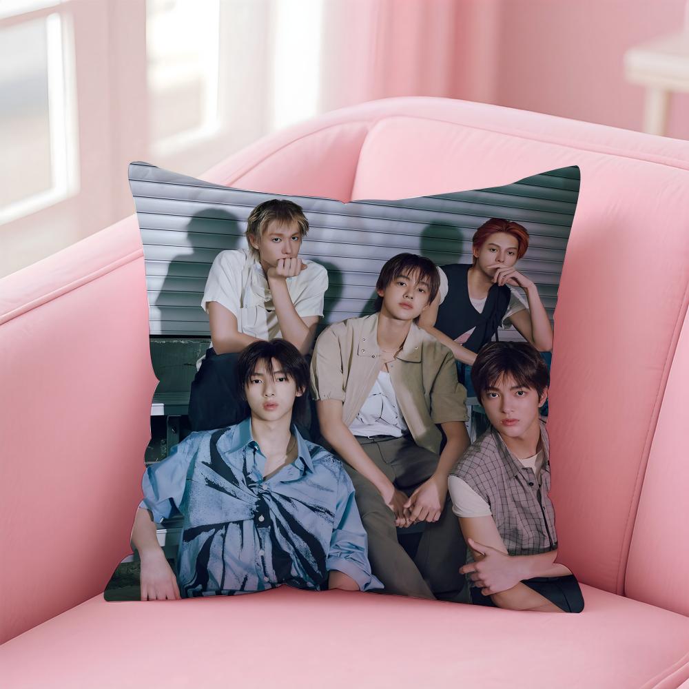 Korean Handsome Boy Group CCortis Cushion Cover Pillow Case Soft Skin Friendly Fabric Concealed Zipper