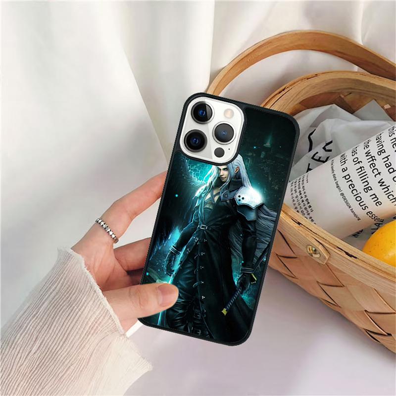 Final Fantasy Sephiroth Celular Mobile Smartphone Cases For iPhone 17 Air 16e 15 14 12 13 11 Pro MAX Plus Fundas