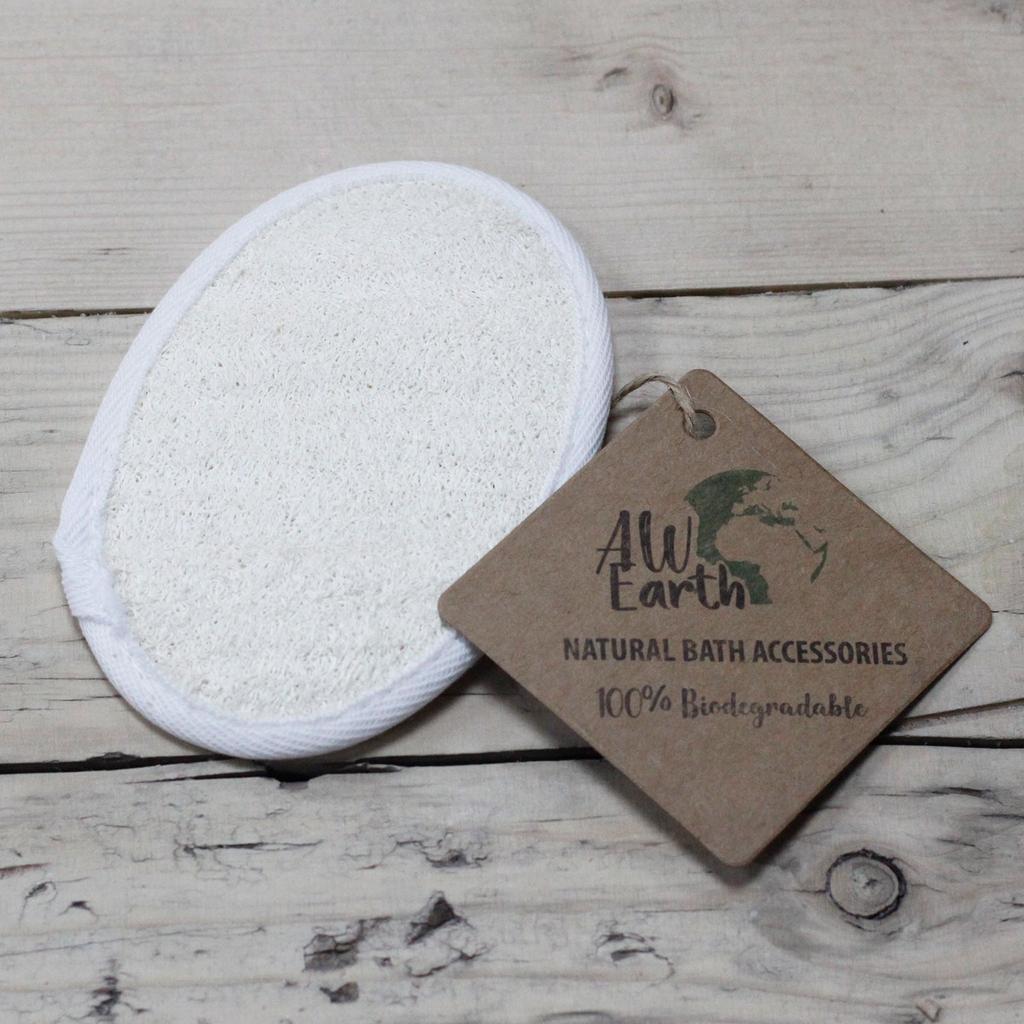 Loofah Body Scrubber - Natural Oval
