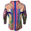 Men's Fashion Trend Daily Casual Printed Long Sleeve Button Down Jacket