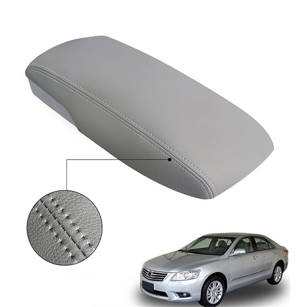 Новая крышка центральной консоли подлокотник кожаная накладка отделка серая подходит для Toyota Camry 2007-11