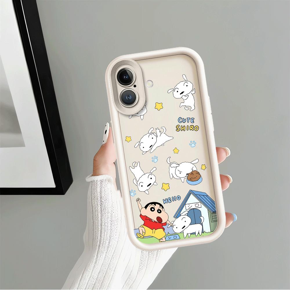 Crayon Shin Chan Little White Phone Cover Case for iPhone 15 Plus 16 Air 13 12 Pro 11 17 Pro Max 14