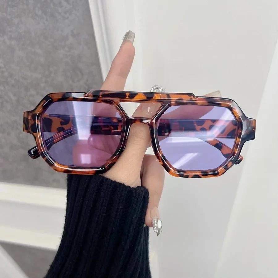 Дизайнерские квадратные солнцезащитные очки Женские Мужские Модные Брендовые Океанического цвета Солнцезащитные очки Женские Мужские Зеркальные Классические Большие