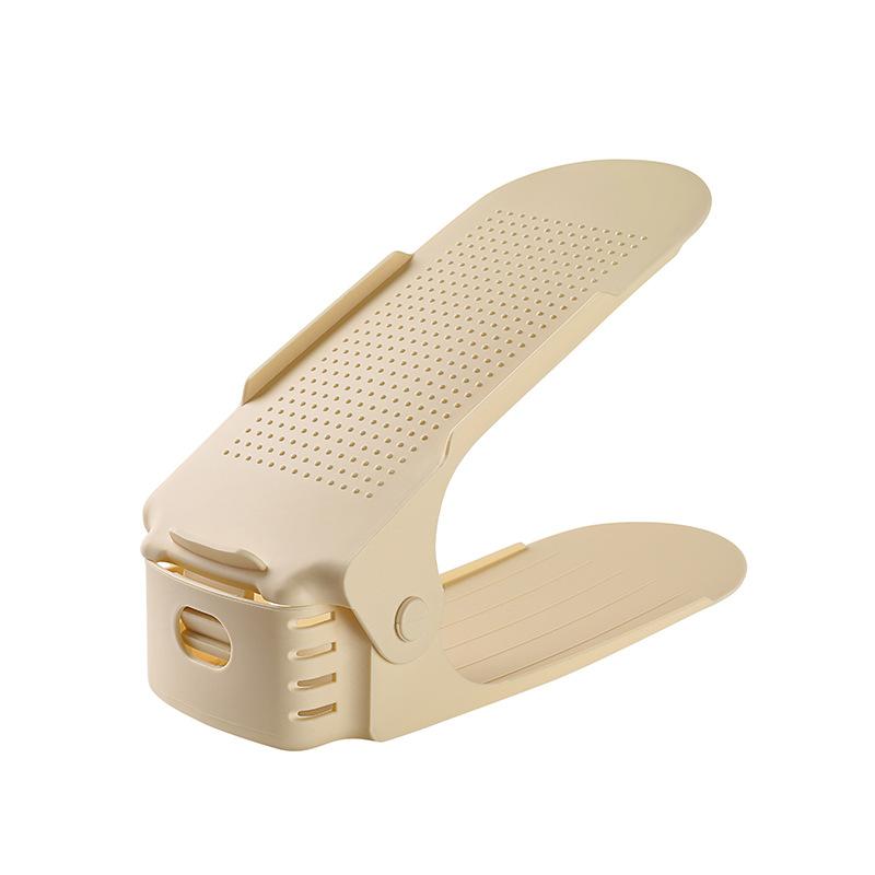 Shoe Slot Organizer, Adjustable Shoe Rack, Double Layer Shoe Rack, Shoe Stacker, Space Saving Shoe Holder For Dormitory Bedroom Closet