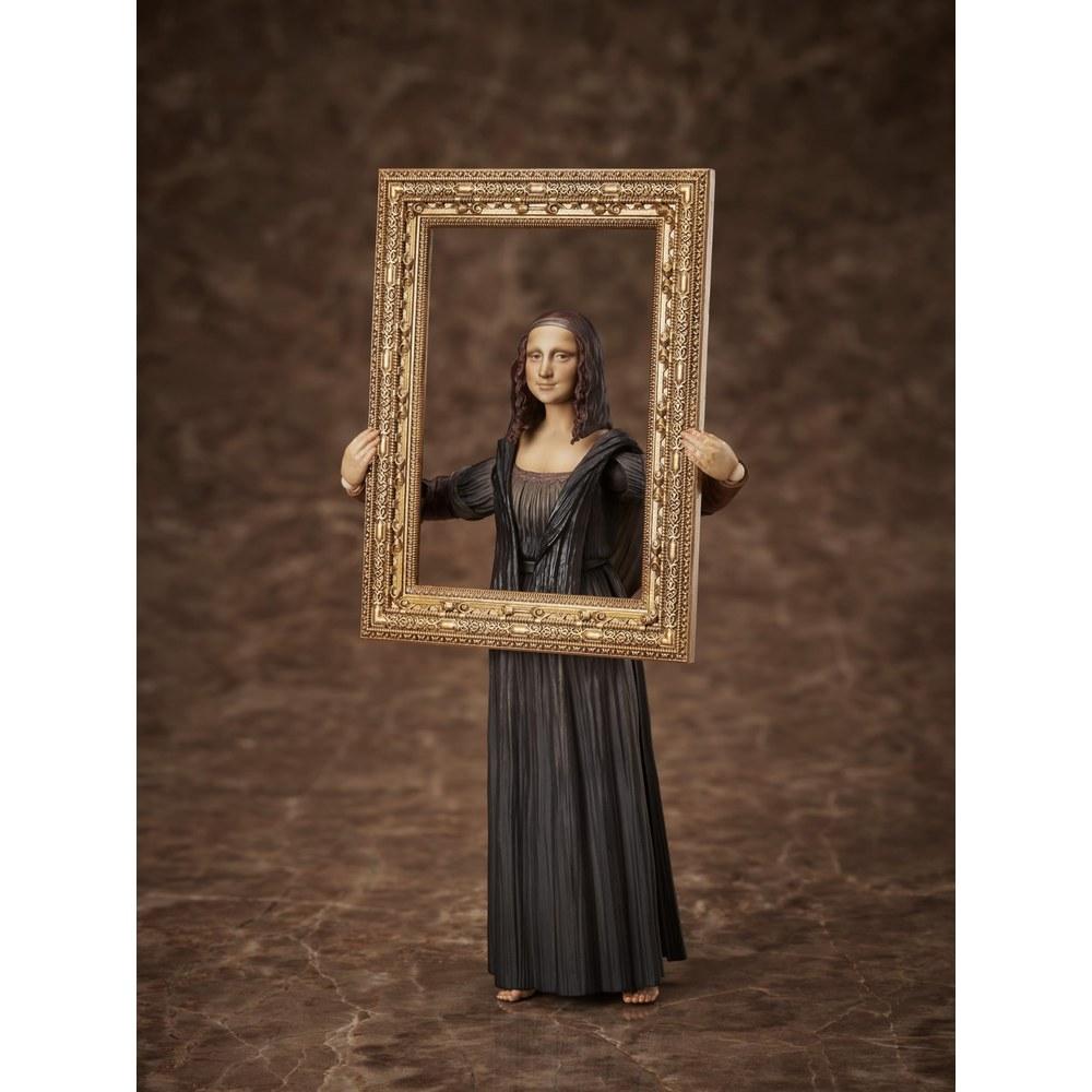 Freeing Leonardo da Vinci Mona Lisa PVC ABS Movable Figure Non-Scale Painted