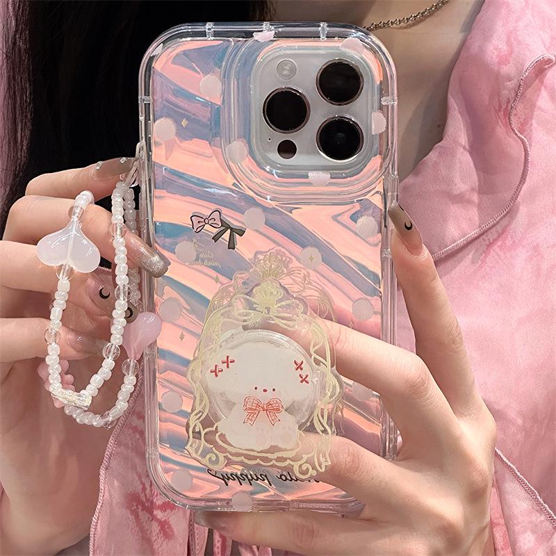 Чехол Zhitai iPhone16 с антибликовой пленкой 15Pro, креплением 12, совместимым с браслетом, для iPhone 11Pro Max Phantom.