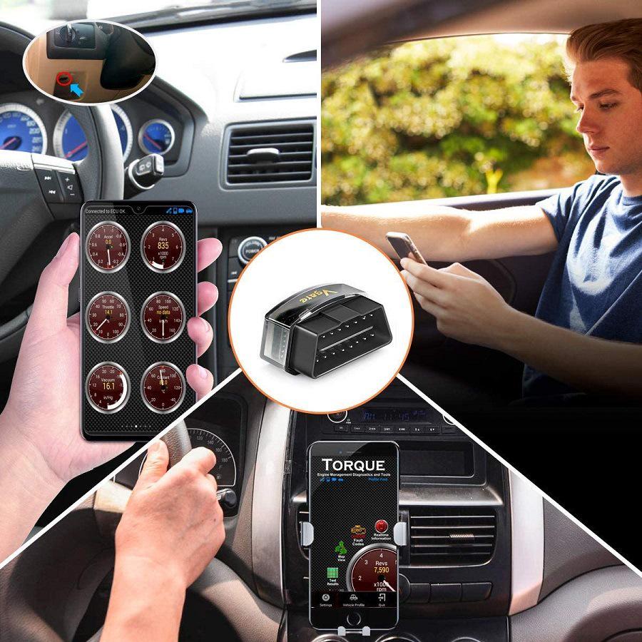 Vgate iCar Pro OBDII 4.0 Bluetooth Детектор неисправностей автомобиля для Apple и Android