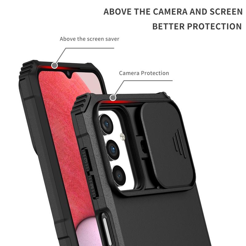 Противоударный кронштейн-держатель, бронированные чехлы для телефонов Samsung Galaxy A13 A23 A33 A53 A73, силиконовый бампер, задняя крышка