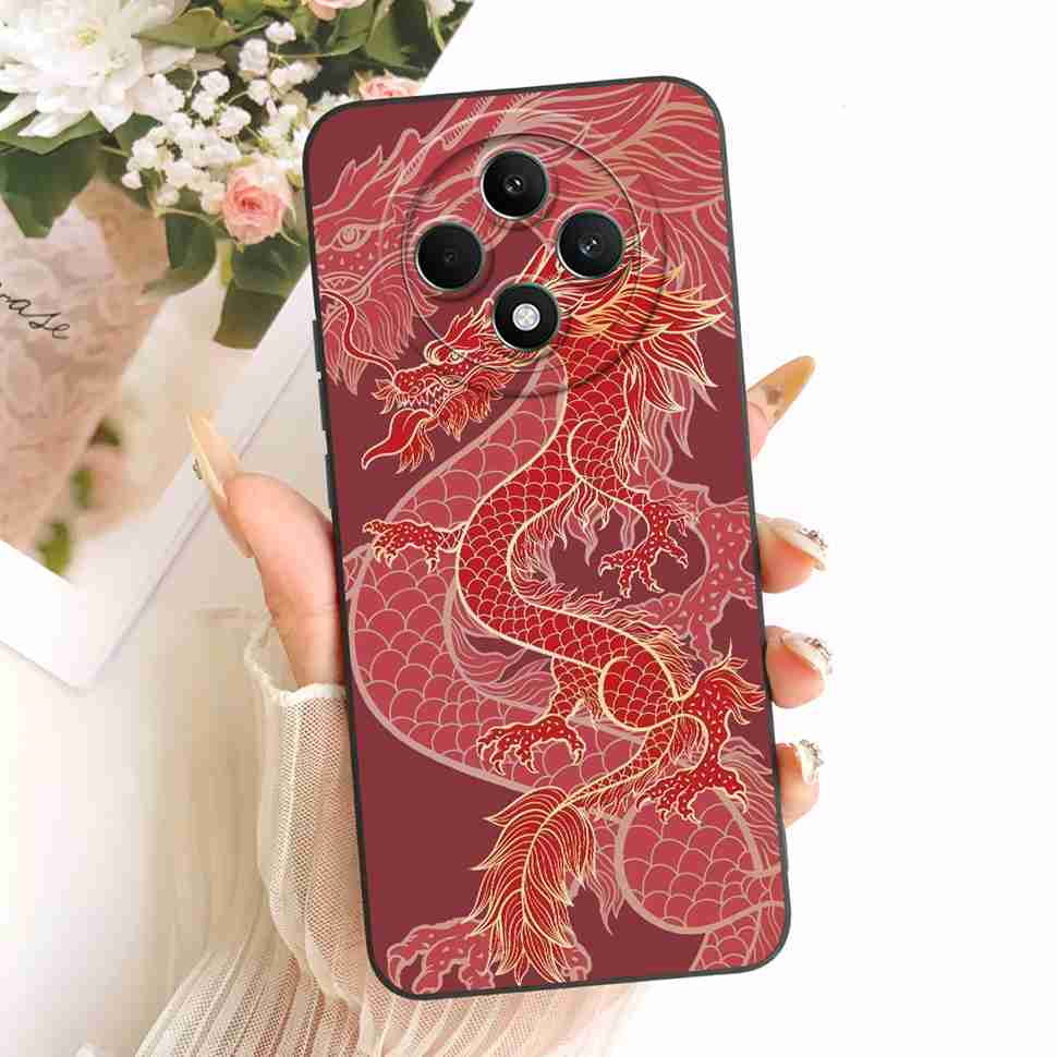 Чехол для OPPO Reno 12F 5G Прозрачный Милый Кот OPPO Reno12 F Reno12F Reno 12 F 5G CPH2637 Ударопрочный Мягкий Чехол для Телефона Полная Защита