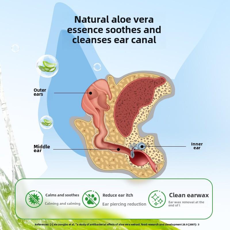Чистка ушей у собак Специальные салфетки для чистки ушей у собак Эссенция алоэ вера для кошек Бактериостатический дезодорант с жемчужным узором Накладка на палец для домашних животных