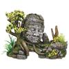 Décoration Pour Aquarium - NOBBY - Aqua Deco Angkor Vat 250 X 125 X 180mm - Marron Et Vert - Polyrésine