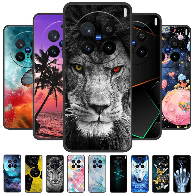 Чехол для Vivo X200 Pro X 200 Милый Животный Силиконовый Мягкий ТПУ Чехол для Телефона Для VIVO X200 Pro Mini 5G Защитный Бампер Fundas Чехлы