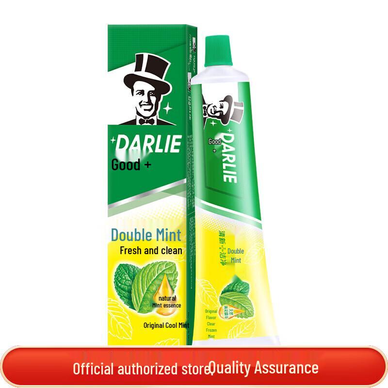 Зубная паста Hawley Double Mint 2 шт. с зубными щетками