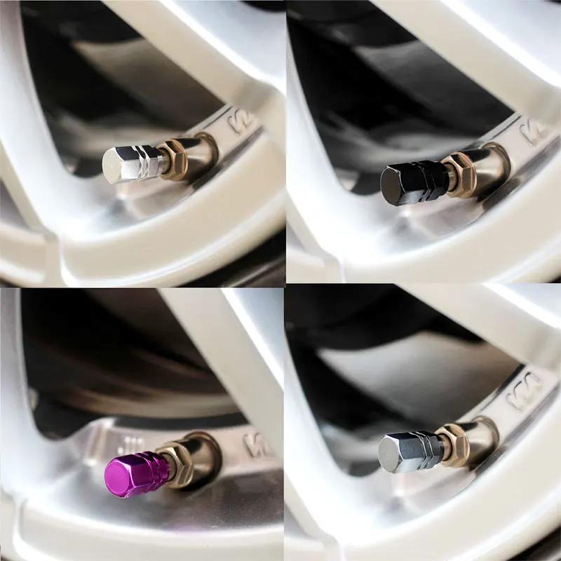 Алюминиевый сплав автомобильных колесных колпачков для вентилей шин, чехлы для обода шин, пылезащитные колпачки для шин для автомобилей, мотоциклов, грузовиков, велосипедов