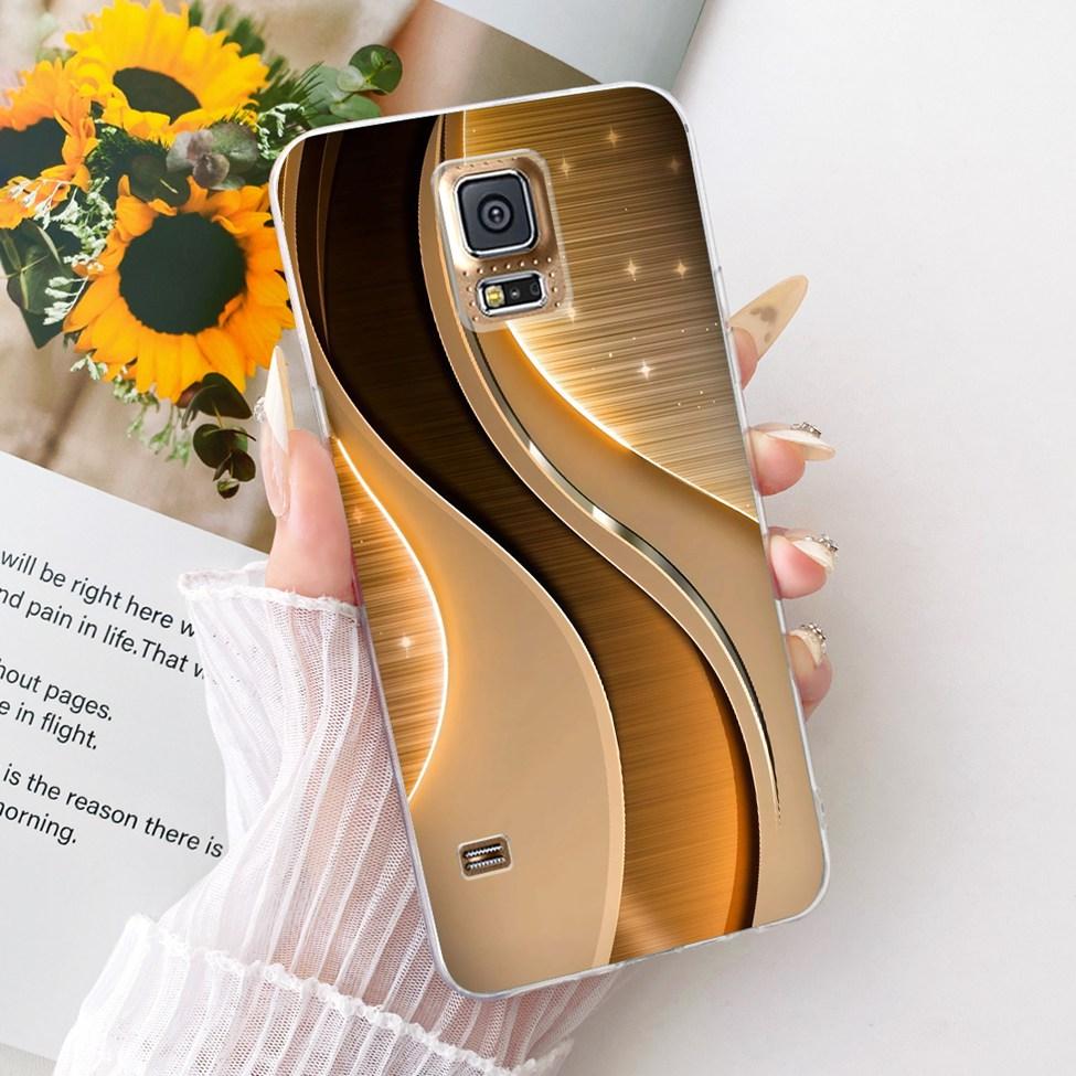 Transparent For Samsung S5 Case Fashion Butterfly Cute Cat Funny Painted Cover For Samsung Galaxy S5 SM-G900F SM-G900M Casing