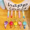 Acrylic Floating Oil Liquid Keyring Quicksand Bottle Acrylic Floating Keyring Girl Gift
