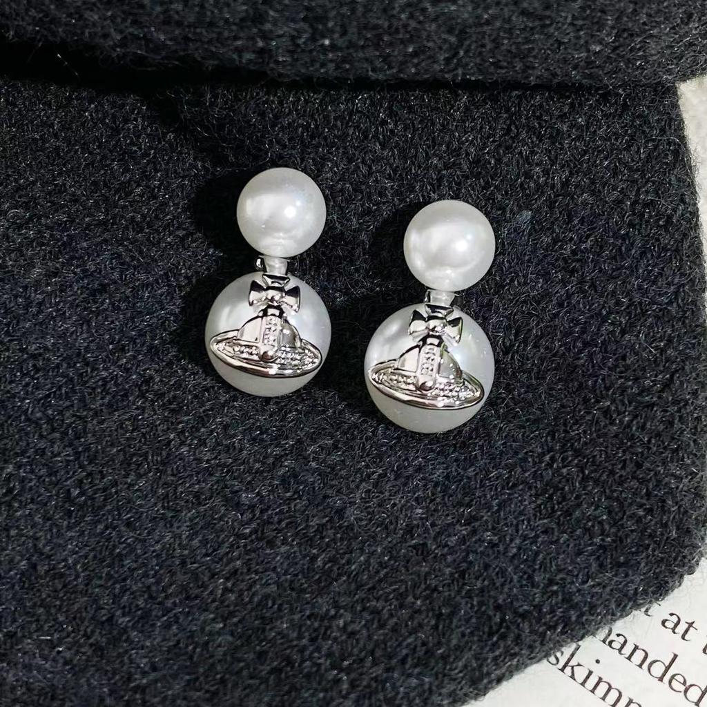 Французские серьги-кольца в ретро-стиле с Сатурном, Милые, Модные, Элегантные и Трендовые Дизайнерские Серьги для Женщин