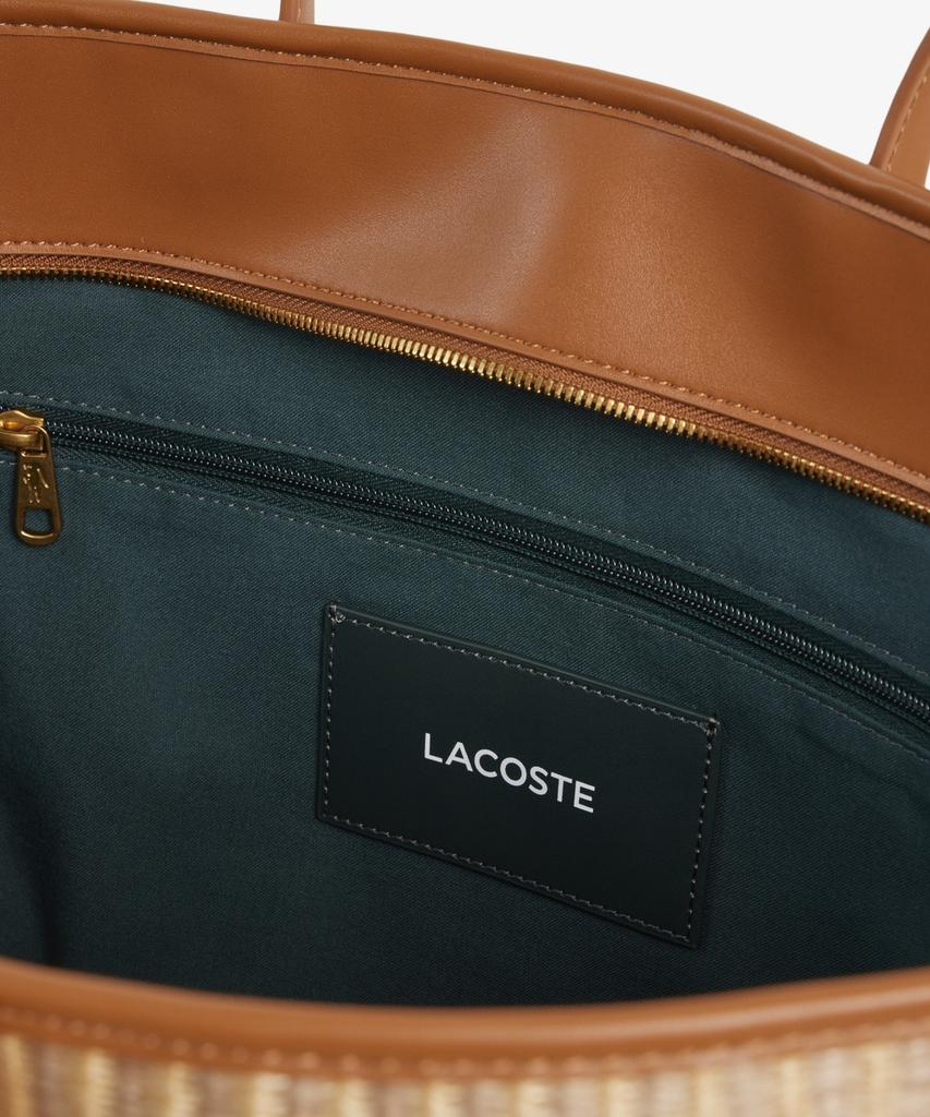 Женская летняя сумка-шоппер Lacoste из рафии Nf5247P56G K02