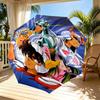 Saint Seiya Print Automatic Open Close Umbrella, Portable Foldable Umbrella, for Outdoor Commute Camping Trip, Ideal Birthday Gift