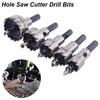 Hole Saw Cutter Drill Bit Set Holesaw Core HSS Wood Soft Metal Sheet Plastic PVC Stainless Steel High Speed for Power Tool
