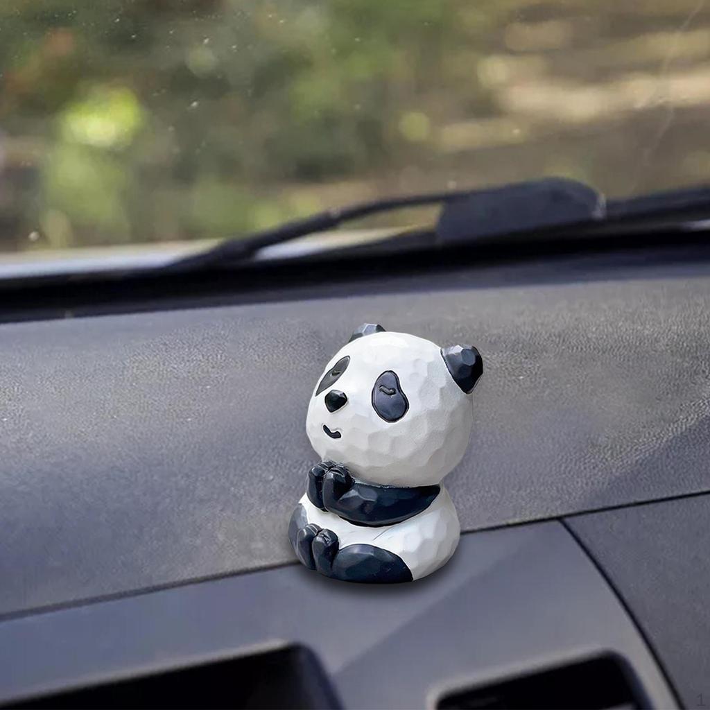 Очаровательная фигурка панды на приборной панели автомобиля для декора дома и офиса