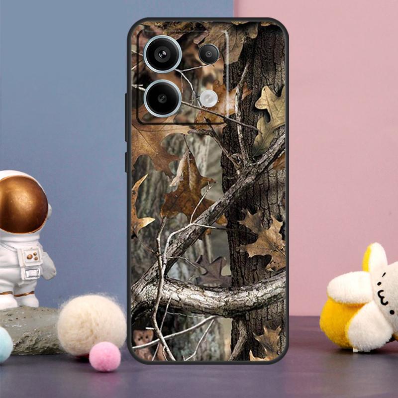 Камуфляжный охотничий чехол для Xiaomi Redmi Note 15 Pro Plus 10 11 12 13 14 Pro Redmi 15 15C 14C 10C 12C 13C
