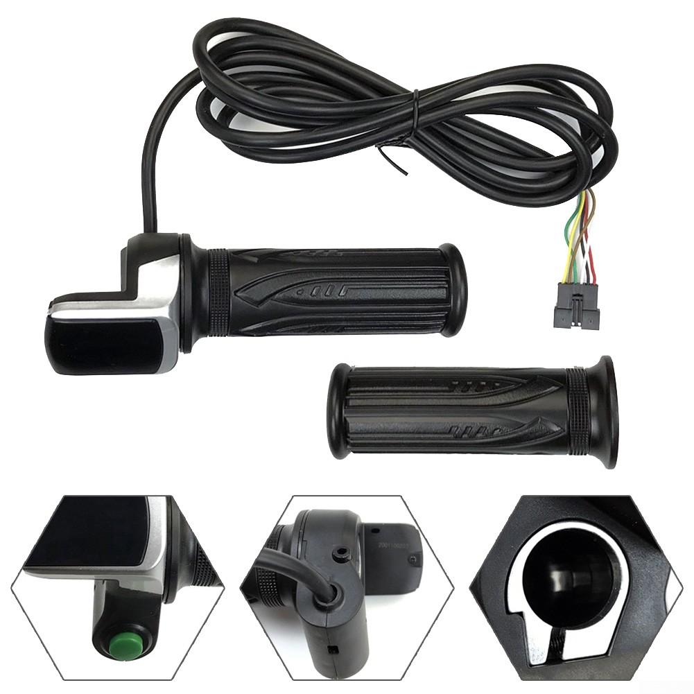 Ручка дроссельной заслонки электрического велосипеда с ЖК-дисплеем