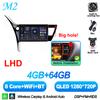 Android 16 For Toyota Corolla 11 Auris E180 LHD 2017 2018 Car Radio Stereo Head Unit Multimedia Video Player 2K QLED 9 Inch RDS