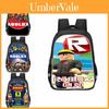 Рюкзак школьный Roblox большой вместимости, легкий, из ткани Оксфорд, для детей, унисекс