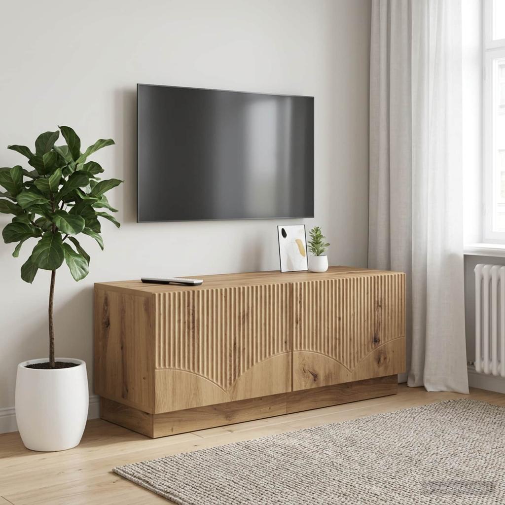 TV Stand Artisan Oak Engineered Wood