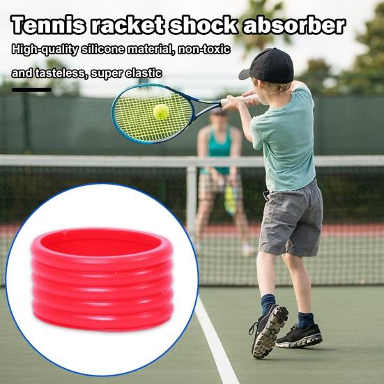 Racquet Sealing Rubber Ring Tennis Handle Grip Ring Wear Resistant Soft Elastic Reusable Colorful Racket Band