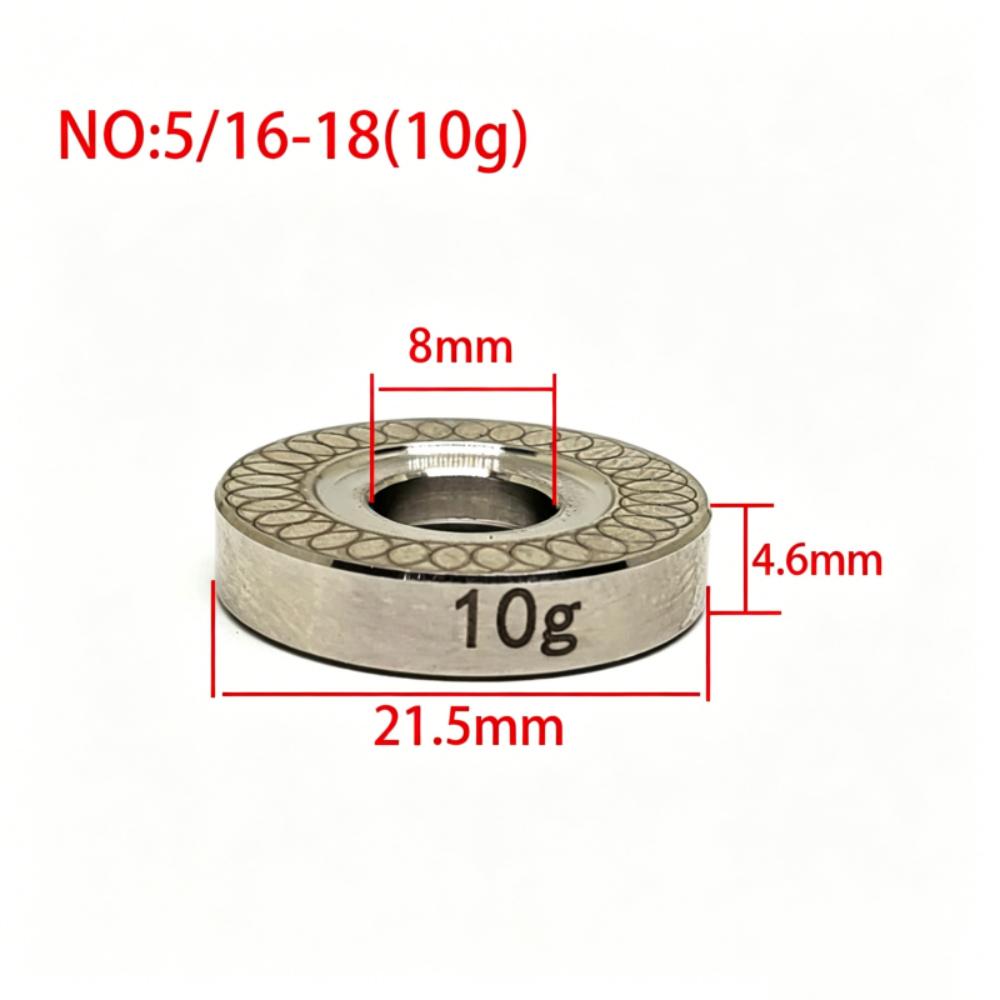 8g/10g/13g Pool Cues Balance Rings Stainless Steel Cues Stick Weight Rings Entertainment