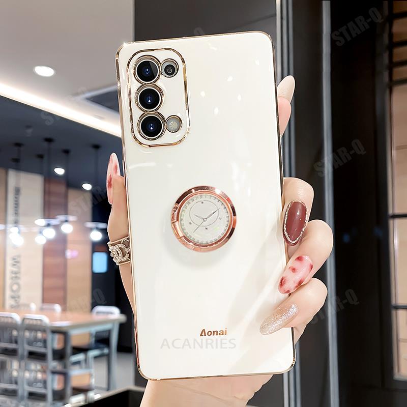 Роскошный чехол-держатель для кольца для Samsung Galaxy A53 A13 A23 A52 A32 A72 A73 A12 A51 A71 4G 5G покрытие силиконовый чехол A 53 33