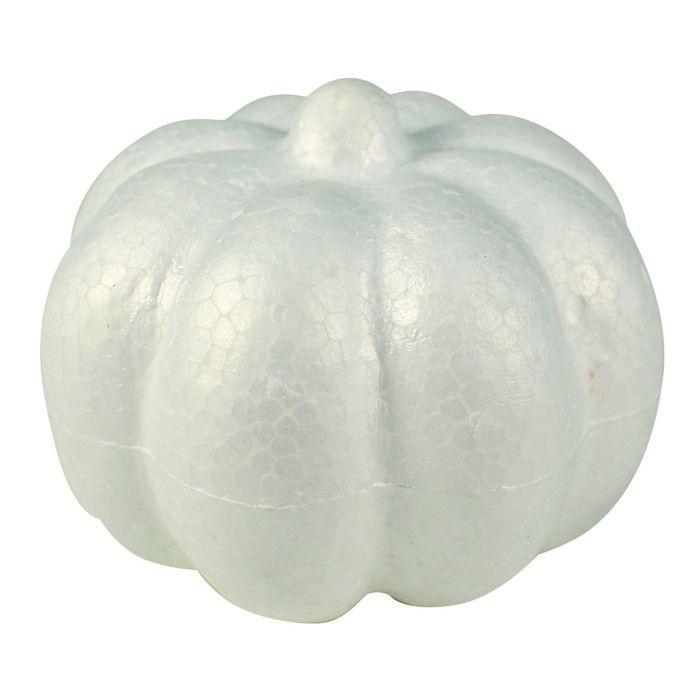Citrouille en polystytrène 8x6,5 cm