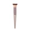 Champagne Color Makeup Brush for Women Face Basic Foundation Flame Cone Powder Flat Head Makeup Brush Tools Cosmetic Brush Set