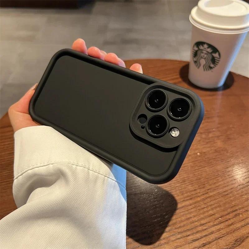 Мягкий Жидкий Силиконовый Чехол Для Телефона Для Для Iphone 11 12 13 14 1 16 17 Pro Max Plus XS X XR Max Ударопрочный Бампер Задние Чехлы Обложка