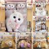 3D Printed Kawaii Kitten Cat Bedding Set Duvet Cover Bedroom Comforter Single Twin King Size Quilt Cover Home Textile