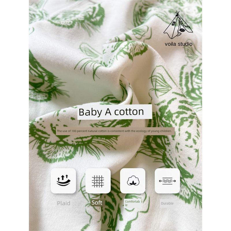 Nordic Style Baby Romper, All-Cotton, Seamless, Long-Sleeve Jumpsuit, Baby Base Layer, Pure Cotton Sleepwear for Spring and Autumn